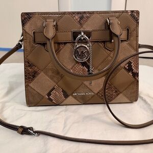 Michael Kors Hamiton Small Patchwork Satchel